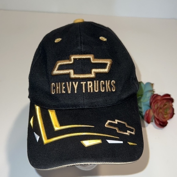 Chevy Truck Black & Gold Bucket Cap - Picture 4 of 11